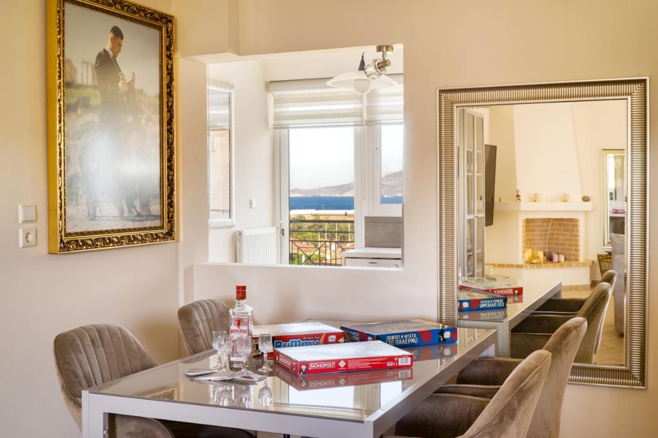 Sea & Mountain Apartment Close To Port And City Lávrion Zewnętrze zdjęcie